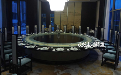 上海8383体育电动餐桌转盘厂简介